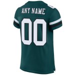 Maillot de football Midnight Custom Blanc-Noir Mesh Vert Authentique Maillot de football Midnight Custom Blanc-Noir Mesh Vert Authentique