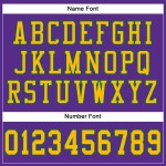 Maillot de football personnalisé violet en maille verte authentique Gold-Kelly Maillot de football personnalisé violet en maille verte authentique Gold-Kelly