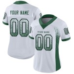 Maillot Gotham en maille personnalisé Fashion Drift Blanc Football Vert-Noir Maillot Gotham en maille personnalisé Fashion Drift Blanc Football Vert-Noir